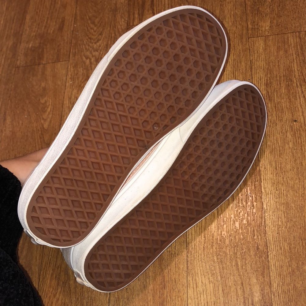 Pink Old Skool Woven & Suede Vans - Picture 6 of 6